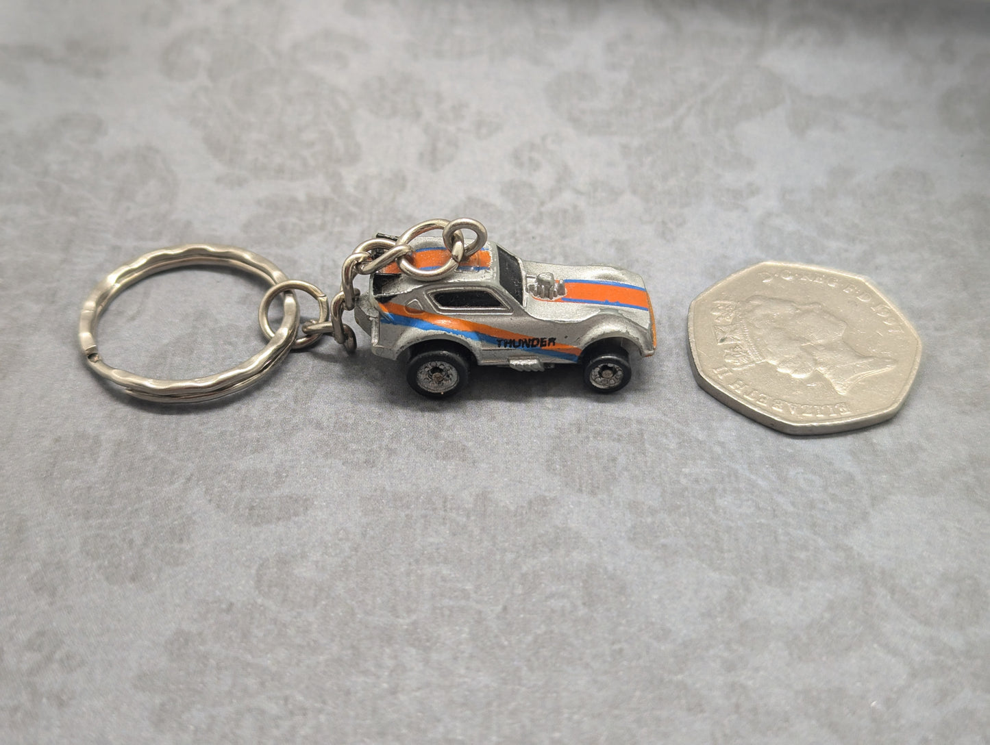 Car keychain - Plymouth Arrow Funny Car