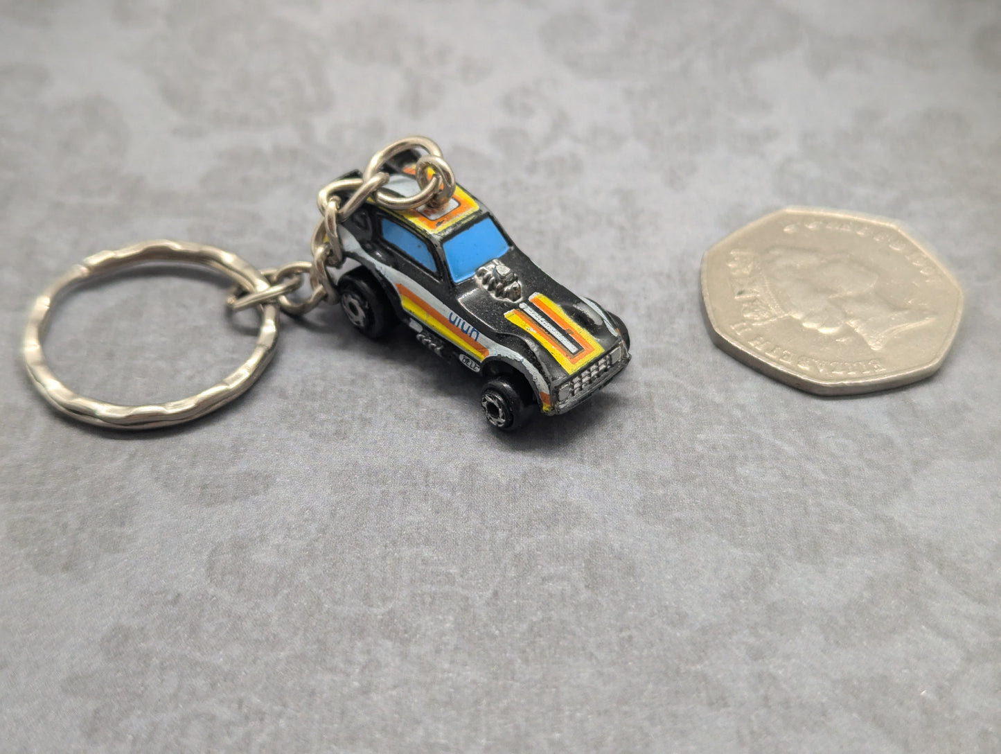 Car keychain - Plymouth Arrow Funny Car